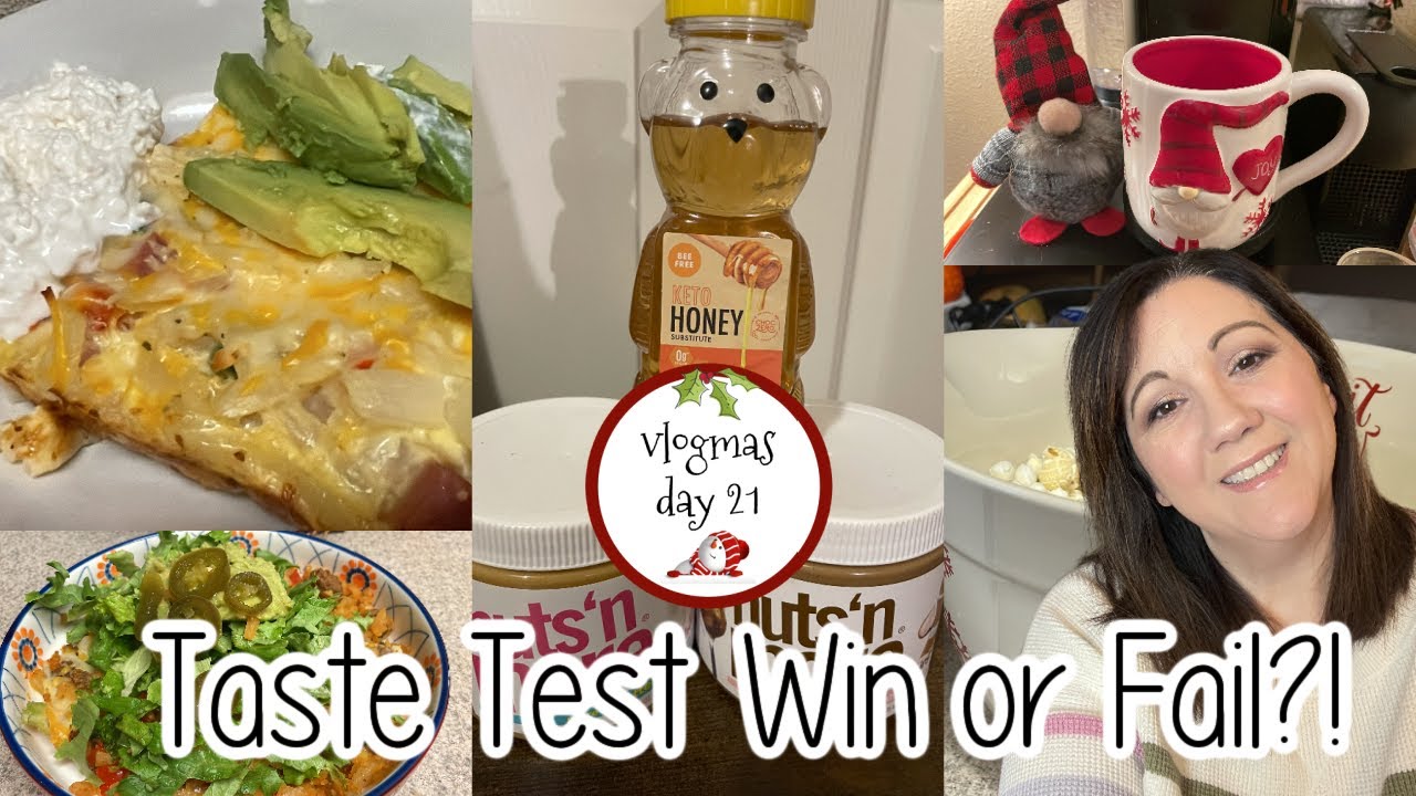 Vlogmas Day 21:  Early Christmas Gift, Trying a new popcorn maker, Taste testing (win & fail!)