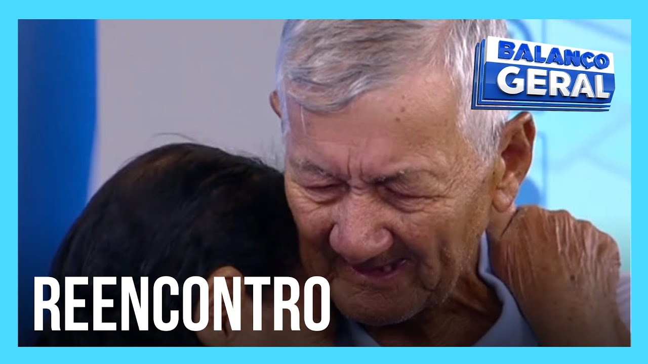 Homem reencontra irmãos que não via há 60 anos no Balanço Geral