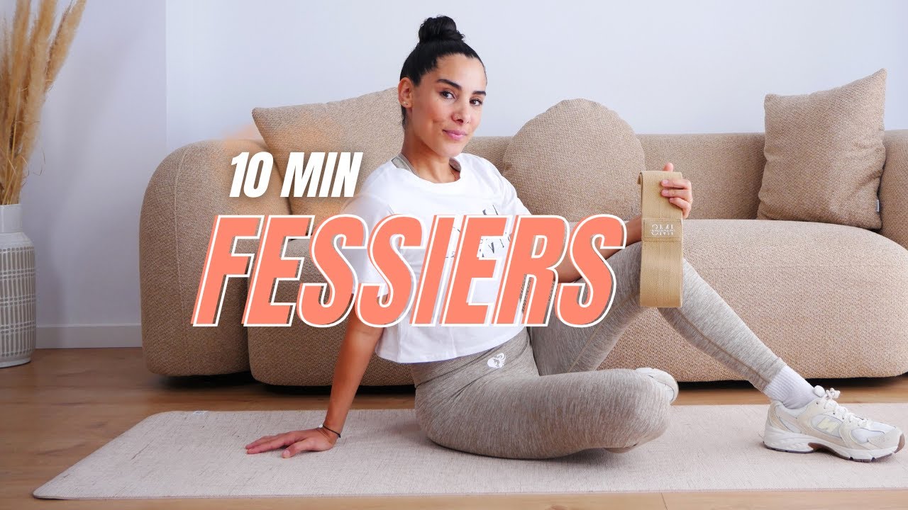 10 MIN FESSIERS à la Maison avec Bandes Élastiques | Booty Workout Rapide & Efficace