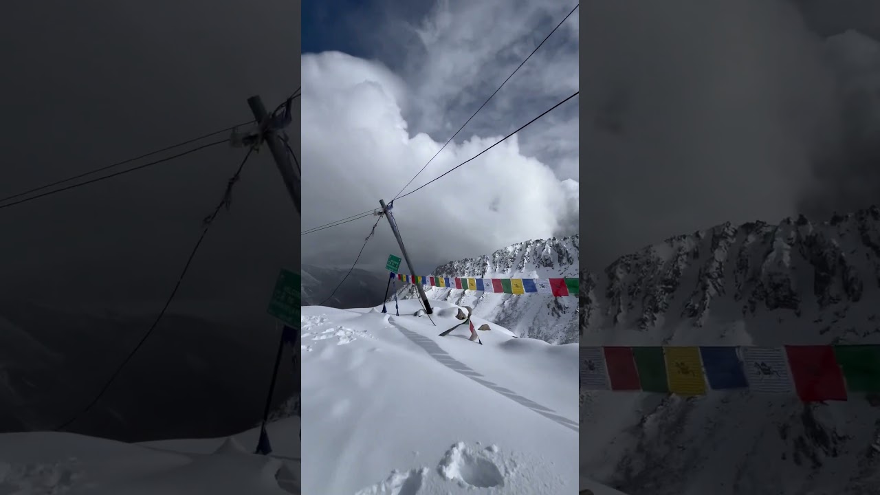 Ladakh 🏔️#nature #snowymountains #ladakh #newvideo