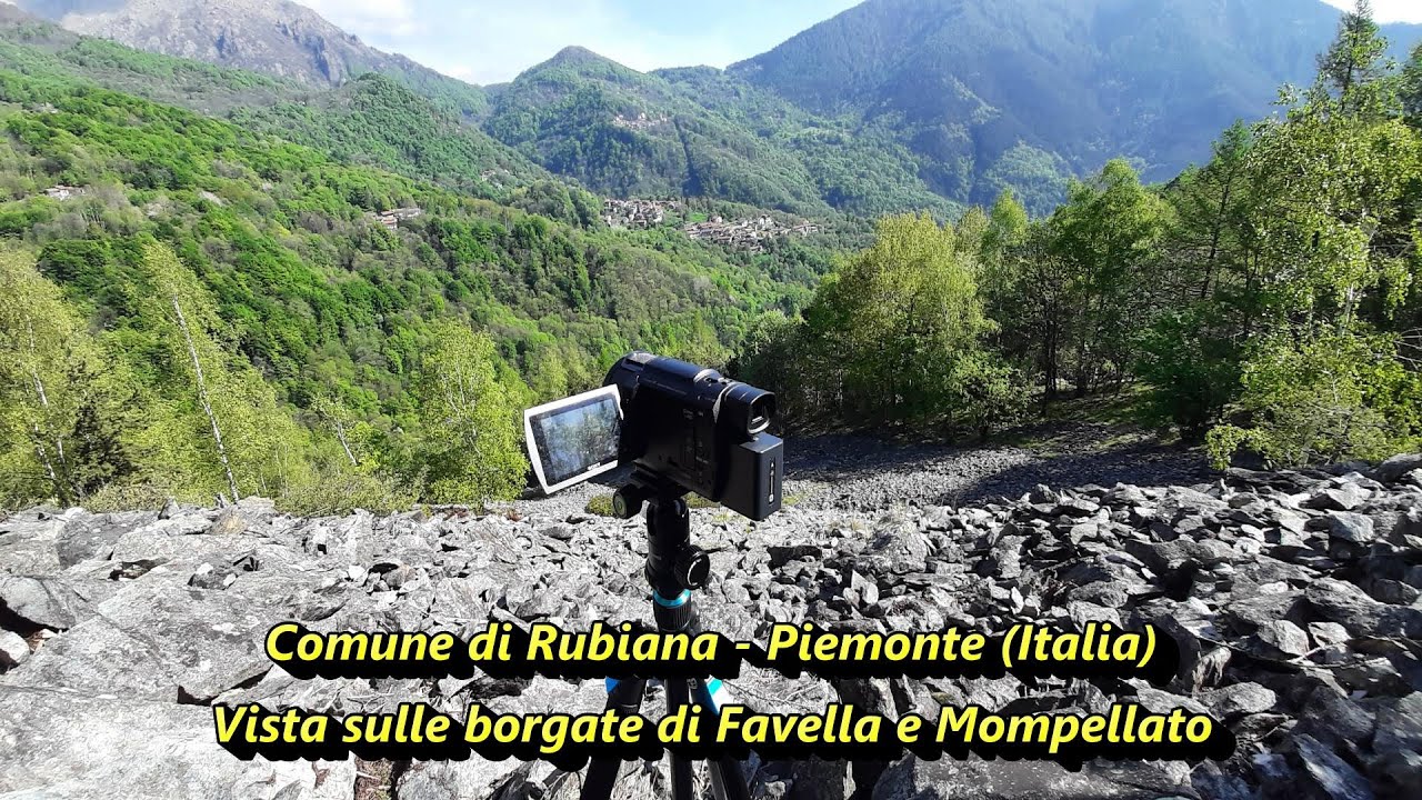 Comune di Rubiana  -  Piemonte (Italia)   Vista sulle montagne di Favella e Mompellato.