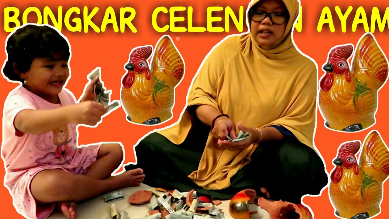 Daftar Sekolah Dengan Uang Receh || Una Bongkar Celengan Buat Bayar Sekolah || Bongkar Celengan