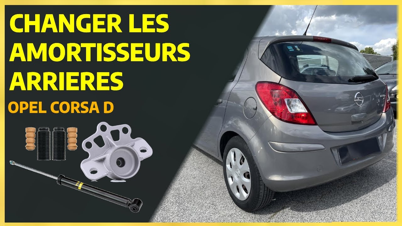 Changer les amortisseurs arrières sur Opel Corsa D - Tutoriel