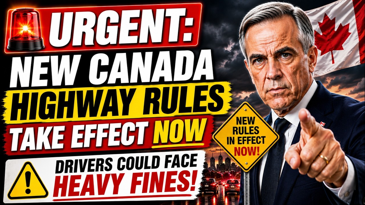 URGENT: New Canada Highway Rules Take Effect NOW &mdash; Drivers Could Face Heavy Fines!