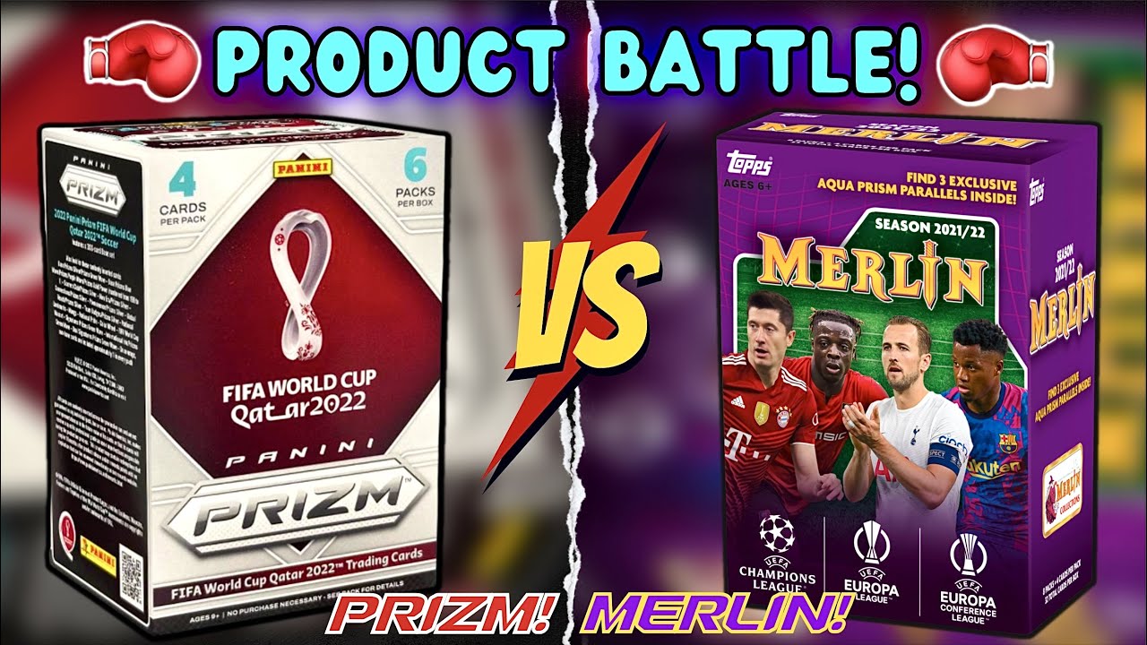 *PRIZM WORLD CUP vs TOPPS MERLIN SOCCER BLASTER BOX BATTLE! ⚽️ INSANE AUTO PULLS! 🔥