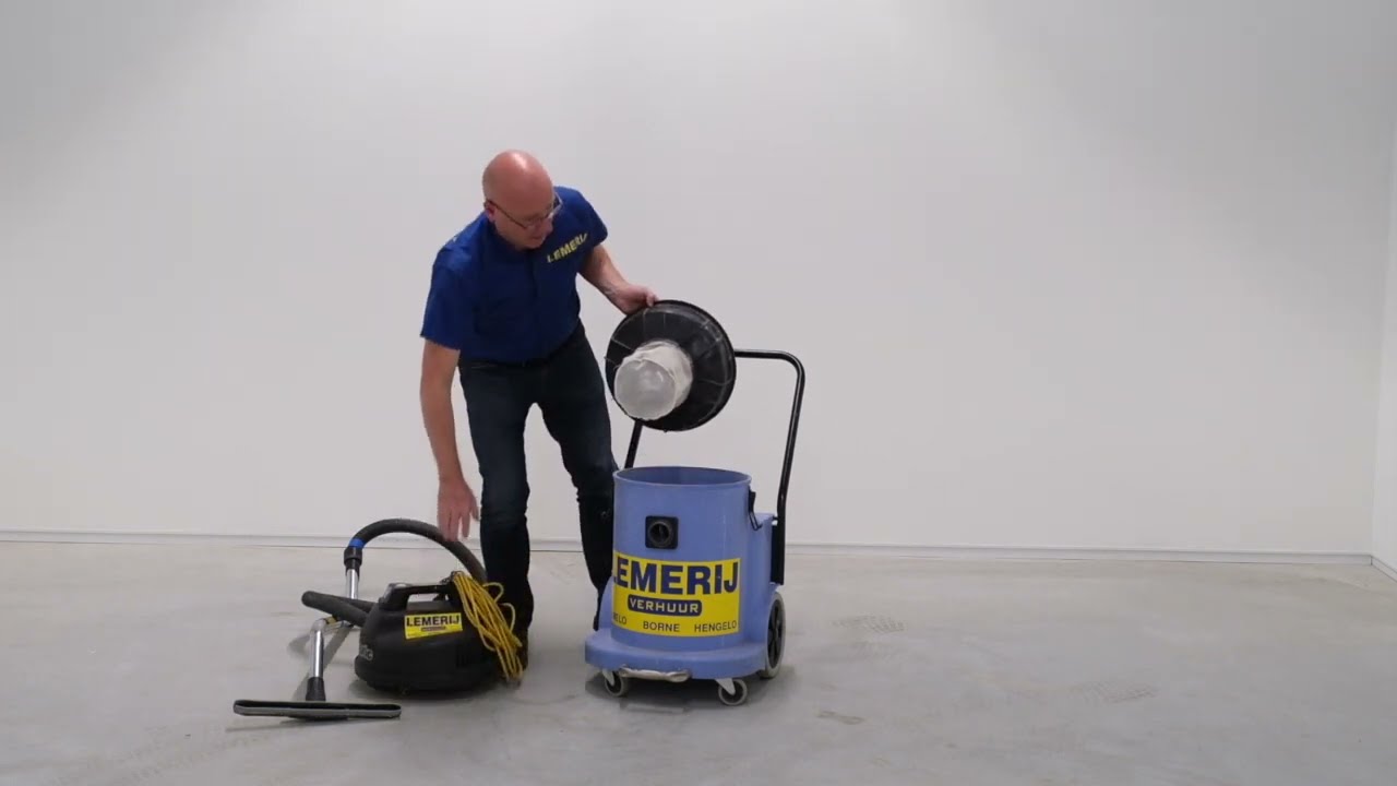 Uitleg instructie waterzuiger.