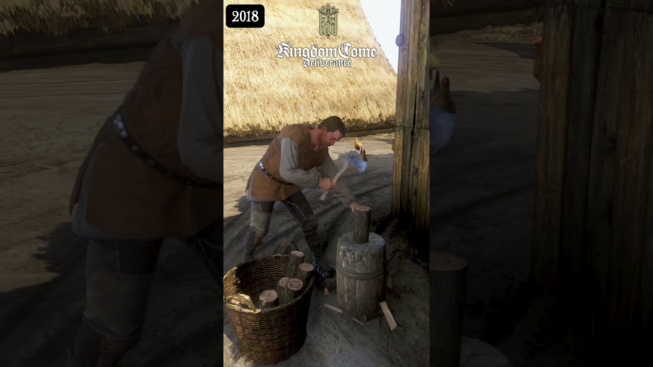 KCD1 (2018) vs KCD2 (2025) - Woodcutter Detail Comparison
