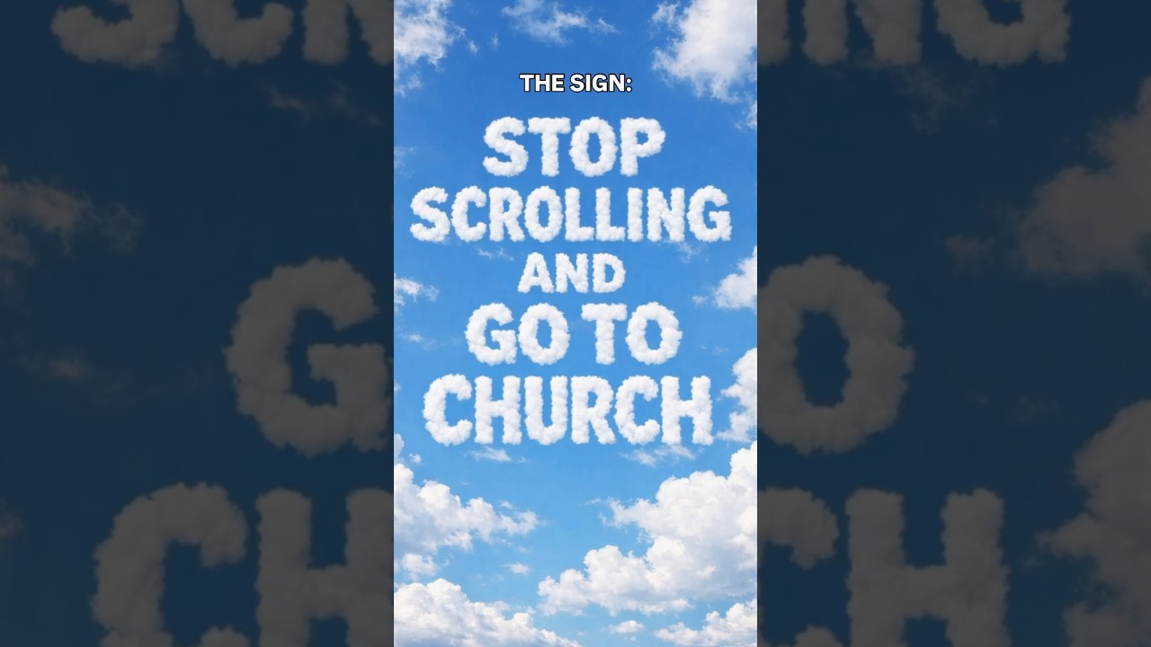 Stop Scrolling and Go To Church