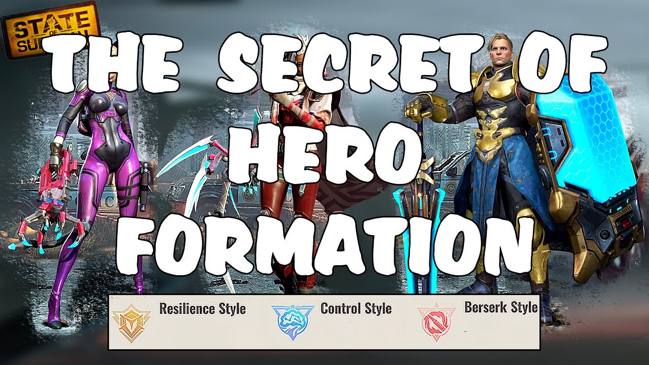 UNDERSTANDING HERO FORMATION - GUIDE AND TIP 😉 | STATE OF SURVIVAL👌