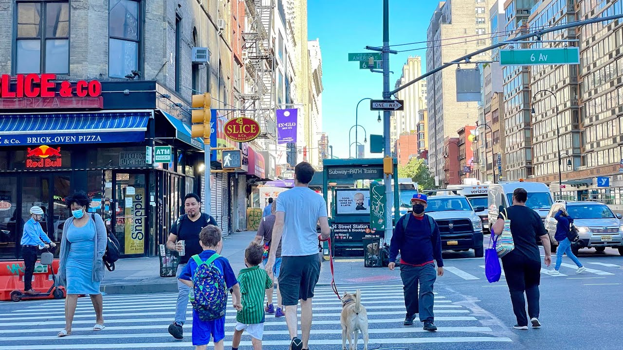 Early Morning Walk in NEW YORK CITY on 6th Ave. (June 23, 2021)