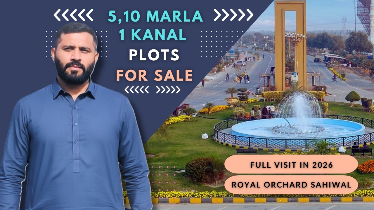 Royal Orchard Sahiwal 2026 | Luxury Homes, Masjid, Parks & Investment Tour | Don’t Miss This!