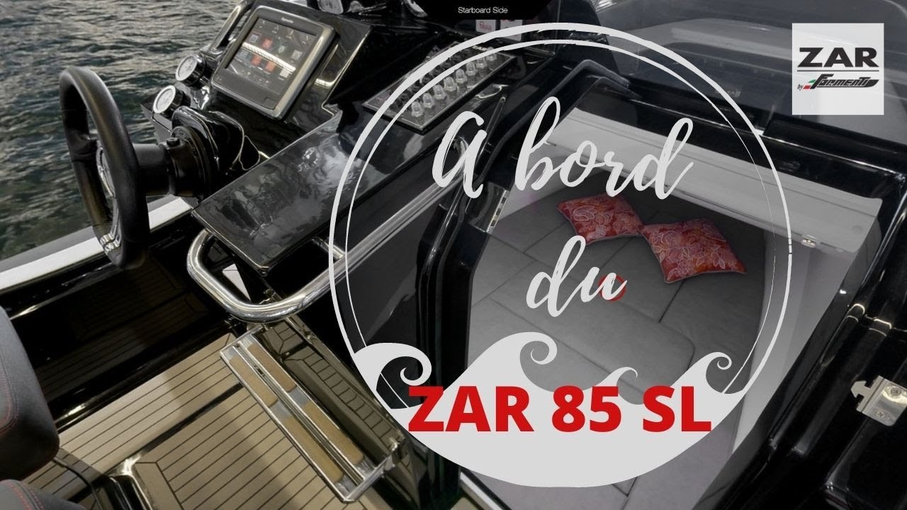 A bord du ZAR 85 Sport Luxury