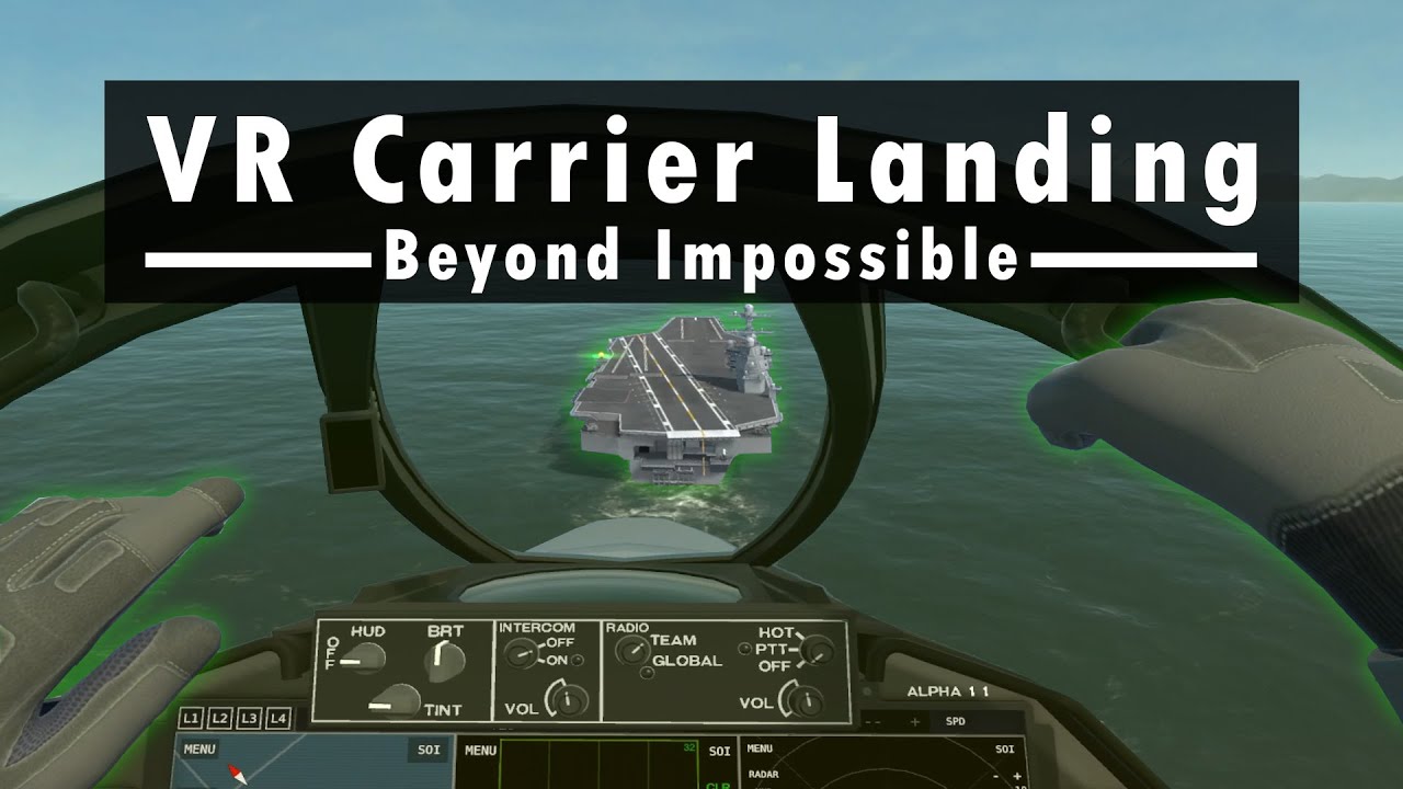 Полет на F14 Tomcat в VTOL VR (не могу)