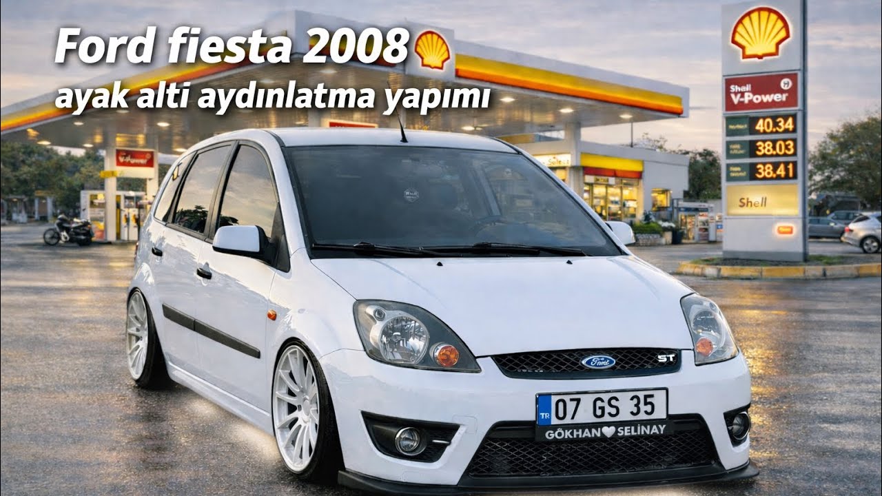 Ford fiesta 2008 ayak altı ışığı yapma