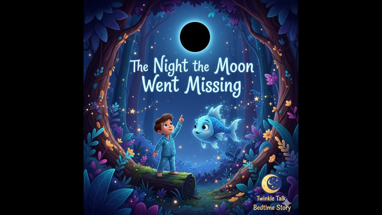 🌙 The Night the Moon Went Missing | Bedtime Story & Fairy Tale | Twinkle Talk