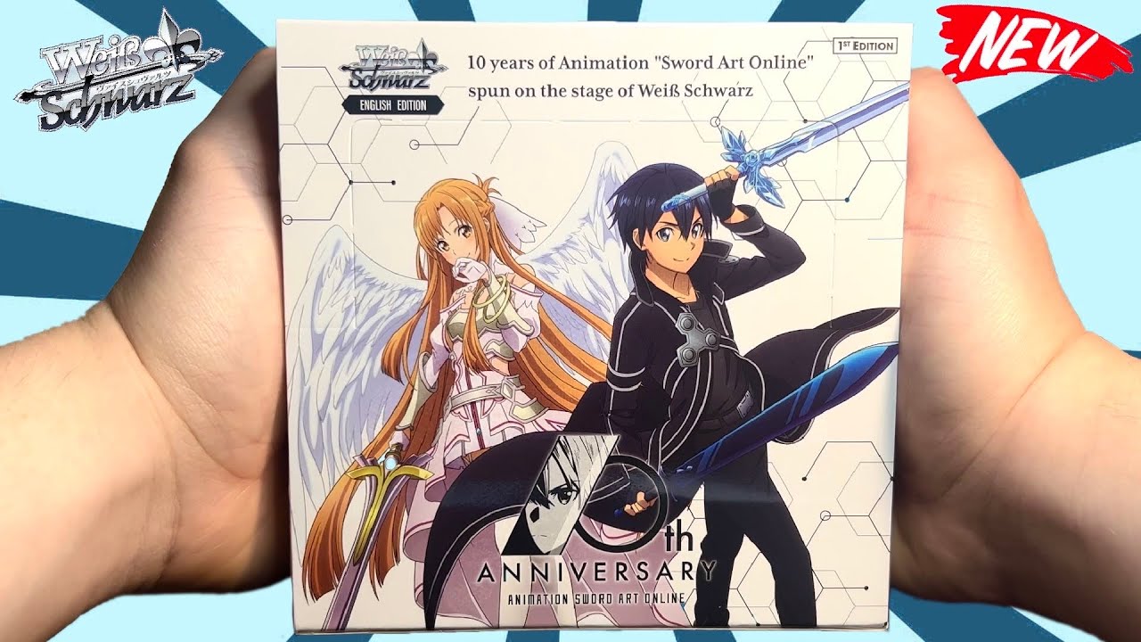 OPENING A SWORD ART ONLINE 10TH ANNIVERSARY - WEISS SCHWARZ BOOSTER BOX!! ✨NEW SET✨