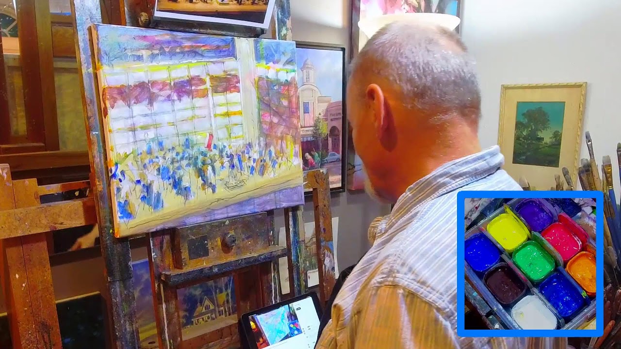 Начало работы над картиной для Симфонического оркестра Северной Каролины