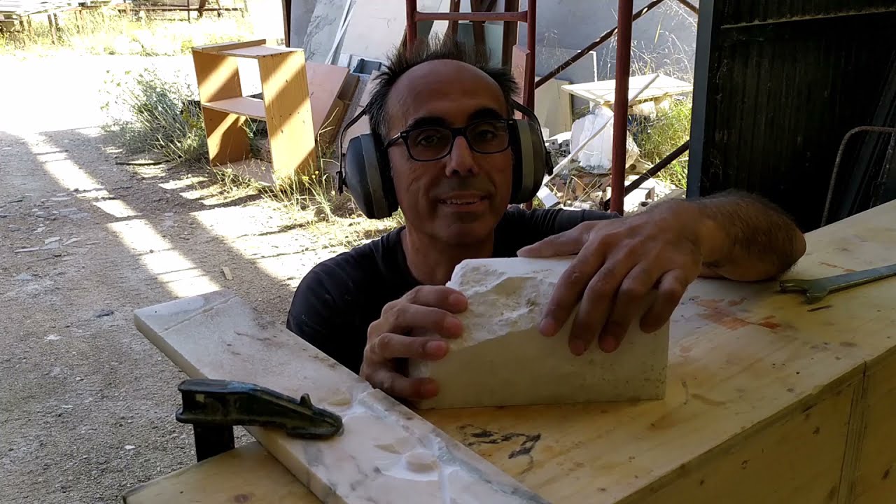 1º CORTAR MÁRMOL (con radial, amoladora, esmeril)