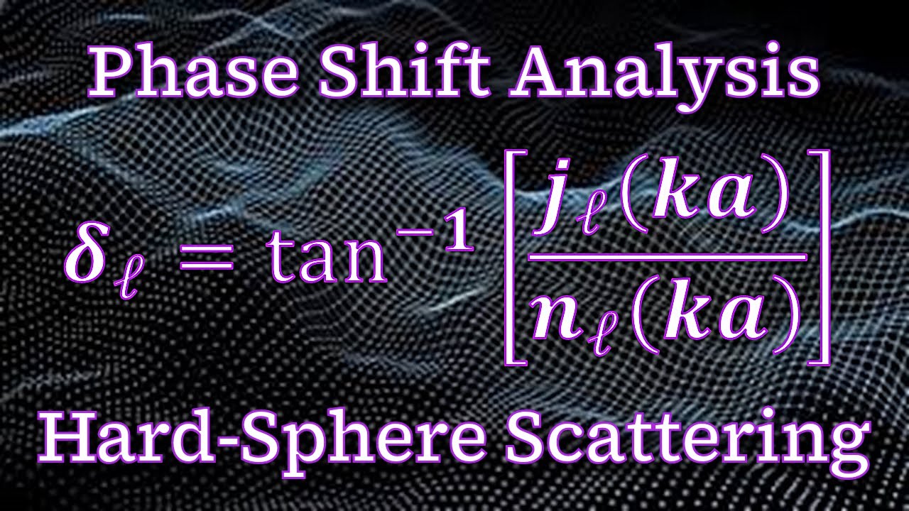 Problem 10.6, 10.3 & Ex. 10.3 - Phase Shifts ⇢ Hard Sphere Scattering: Intro to Quantum Mechanics