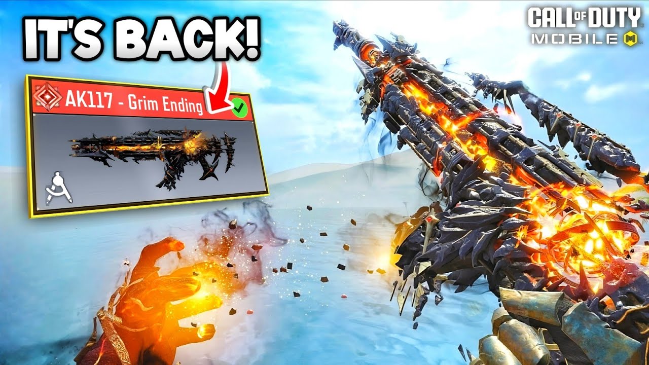 The most awaited Mythic AK117 - Grim Ending is finally back in CODM