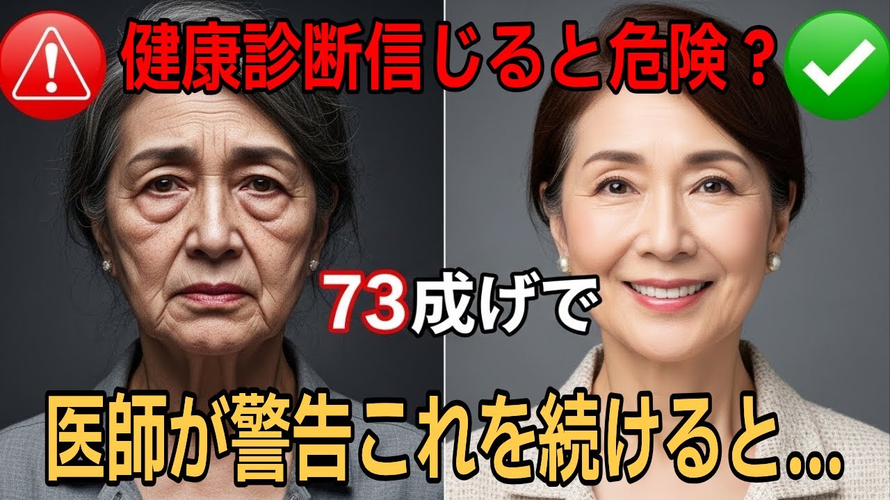 73歳から急に老ける人の共通点｜医師が30年で見た真実