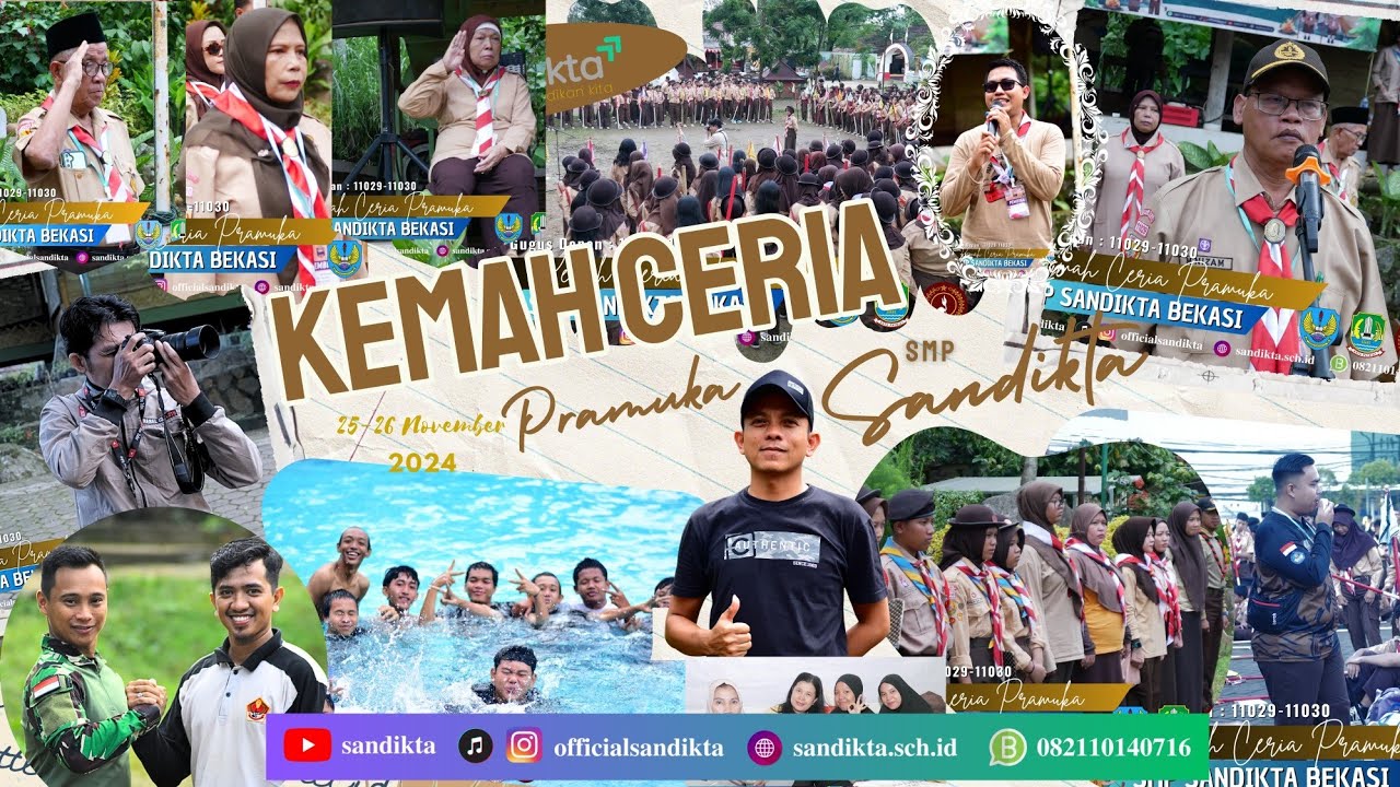 Kemah Ceria Pramuka SMP SANDIKTA | Citra Alam Riverside Bogor