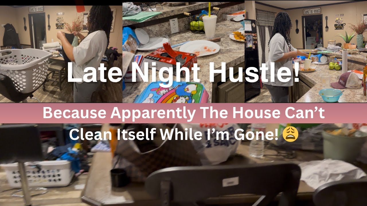 *New Video* Clean With Me Before Vacation | Nighttime Motivation!