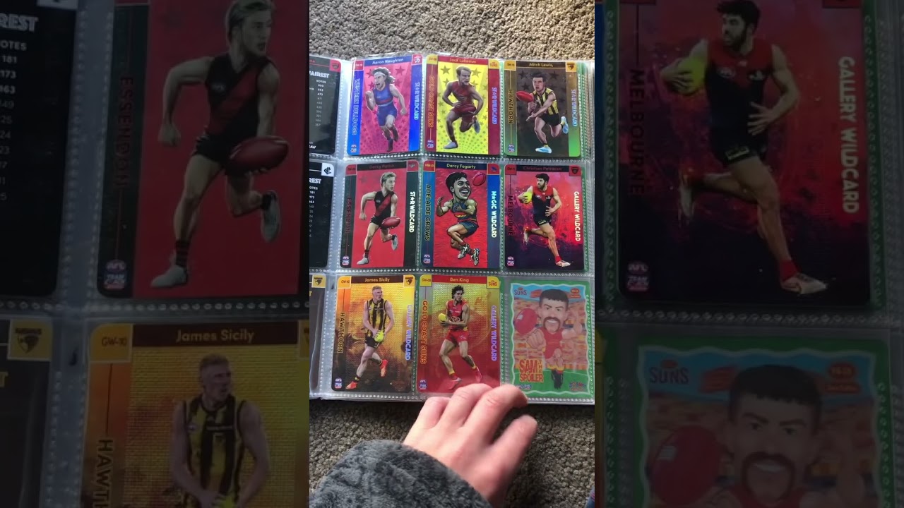 All Of My Special AFL Teamcoach Cards 2023 #shorts #afl #teamcoach #cards #2023 #subscribe