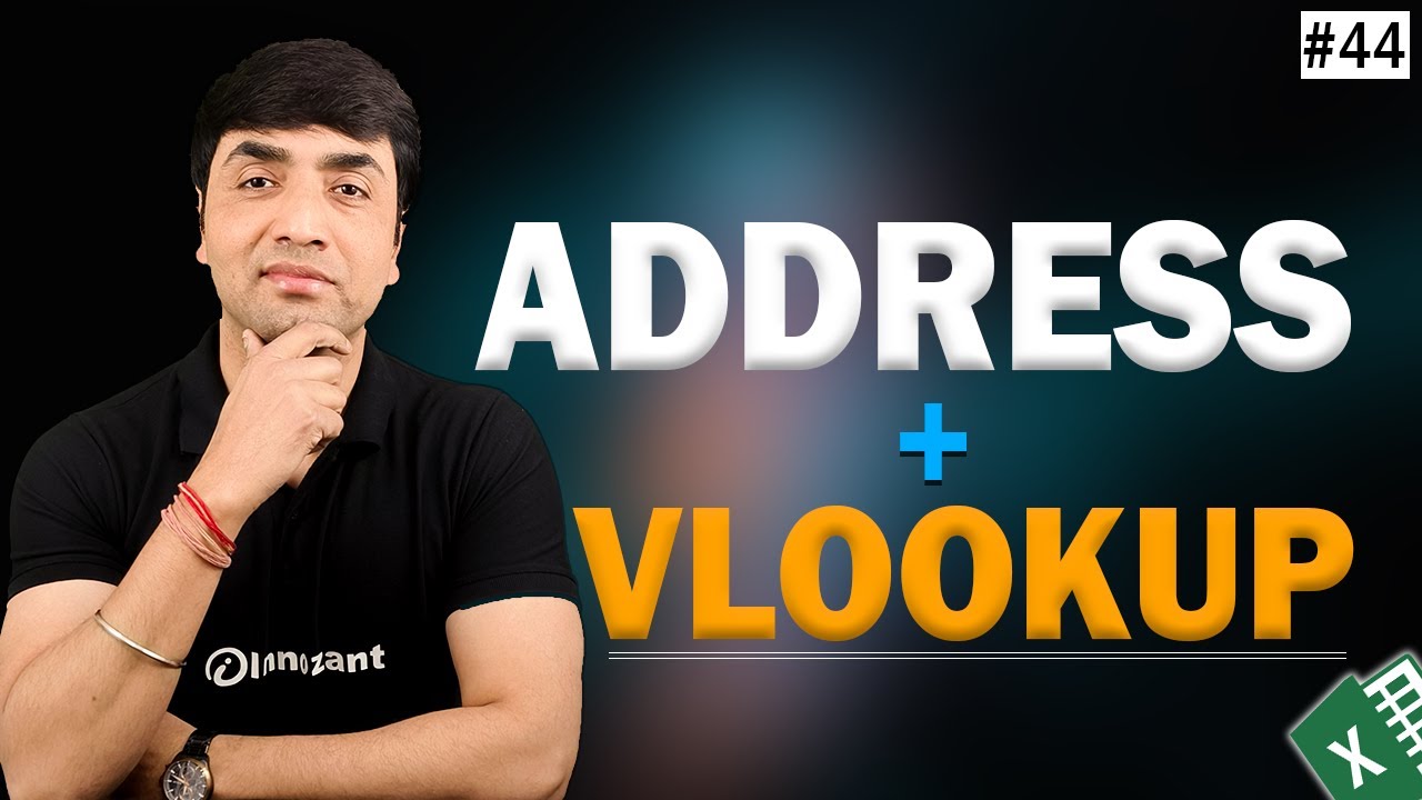 ADDRESS Function with VLOOKUP and INDIRECT | How to use ADDRESS Function in Excel