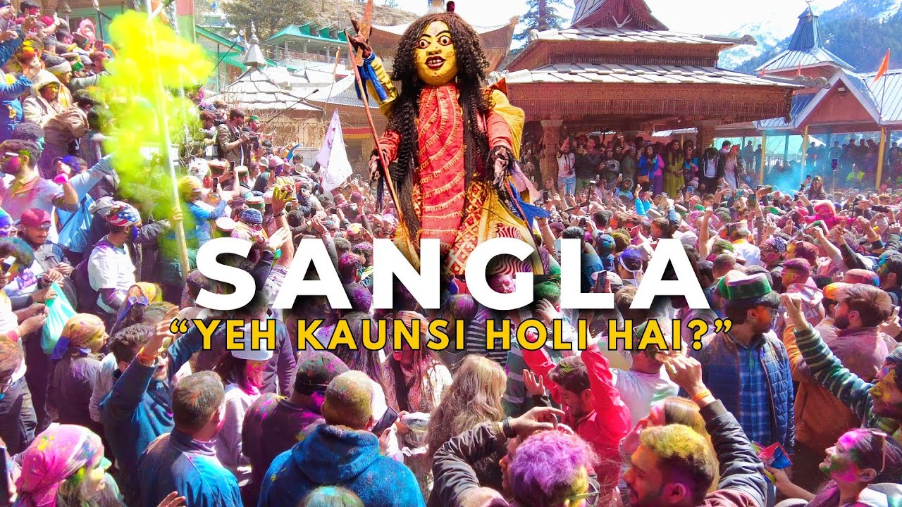 This is NOT Normal Holi 😳 | Sangla Holi 2026, Himachal Pradesh
