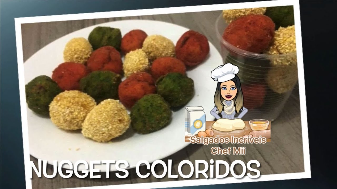 Nuggets Coloridos - Faça no Carnaval