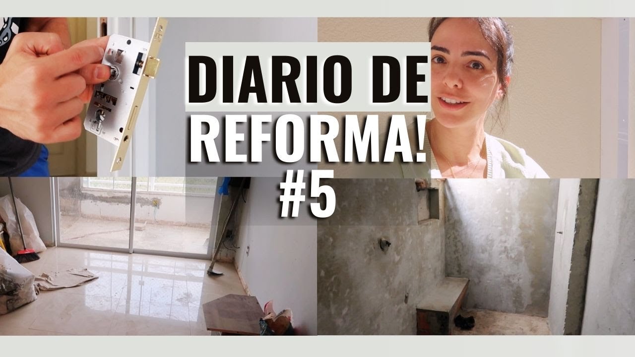 TEMOS QUE FICAR DE OLHO + TESTANDO TROCAR AS FECHADURAS DAS PORTAS | Diário de reforma #5