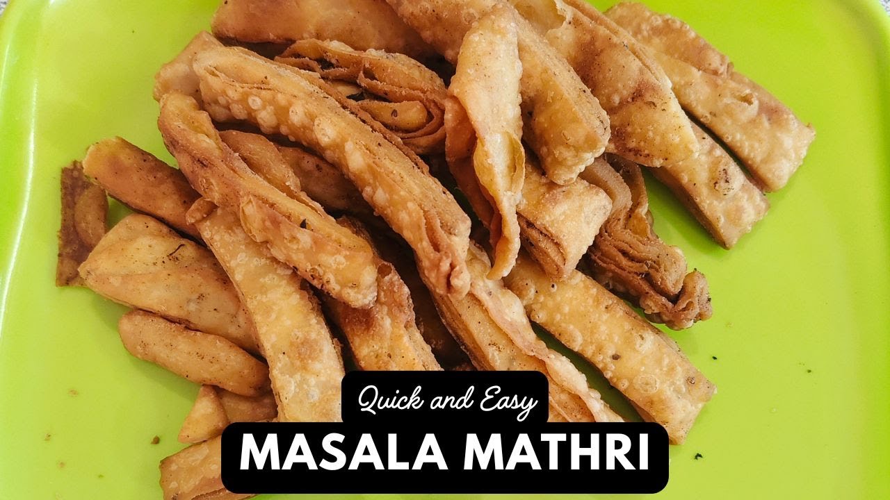 अनोखी नमकीन जो सफर के लिए सबसे अच्छी है | Unique Namkeen Recipe | Masala Mathri