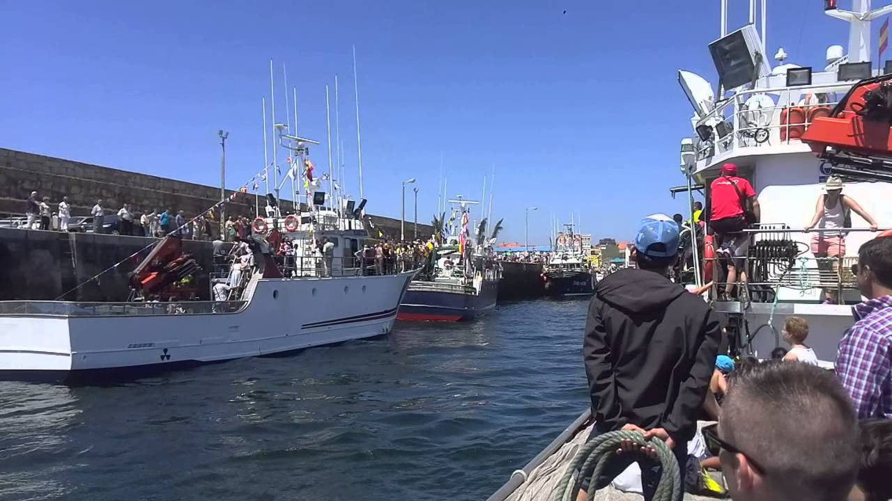 Procesi&oacute;n martima da virgen do carmen de agui&ntilde;o
