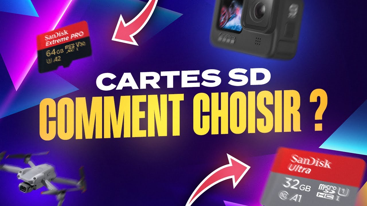 Quelle est la Carte MicroSD idéale pour votre DRONE ou GOPRO ?