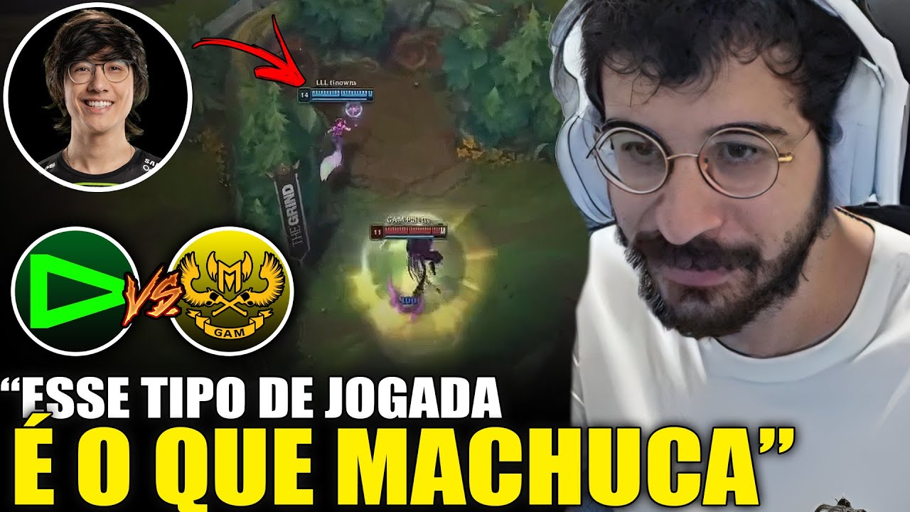 Revolta reage às jogadas da Loud contra GAM no Mundial