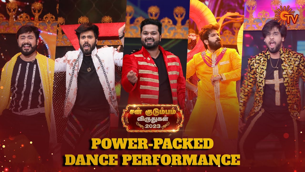 Sun Heroes' Mass Entry Song Peformance! | Sun Kudumbam Virudhugal 2023 | Sun TV