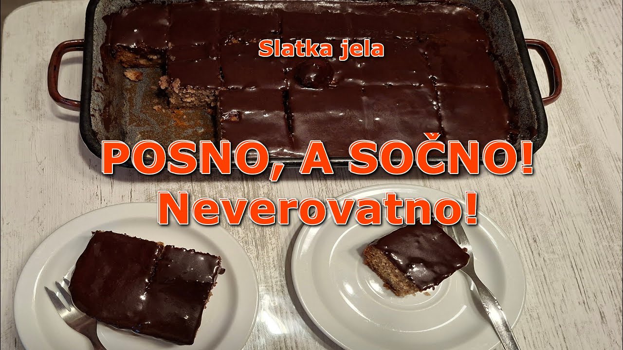 Ko bi rekao da je POSNO? Sočno kao najskuplja torta!