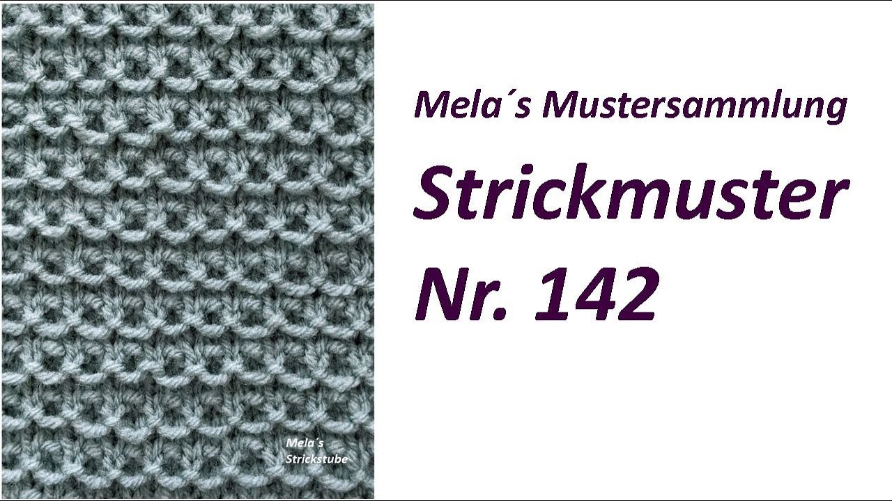 Strickmuster Nr. 142 - Muster in Reihen stricken / knitting pattern