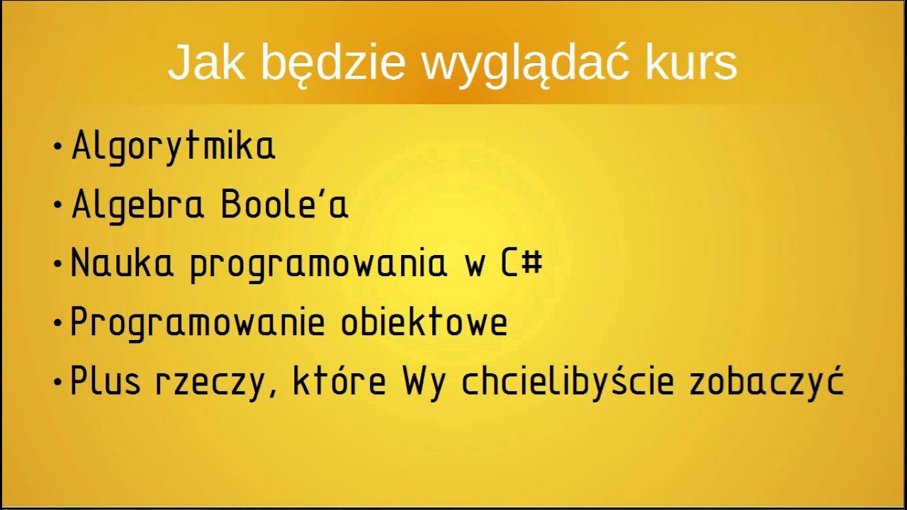 Programowanie od podstaw 00 - Wstęp