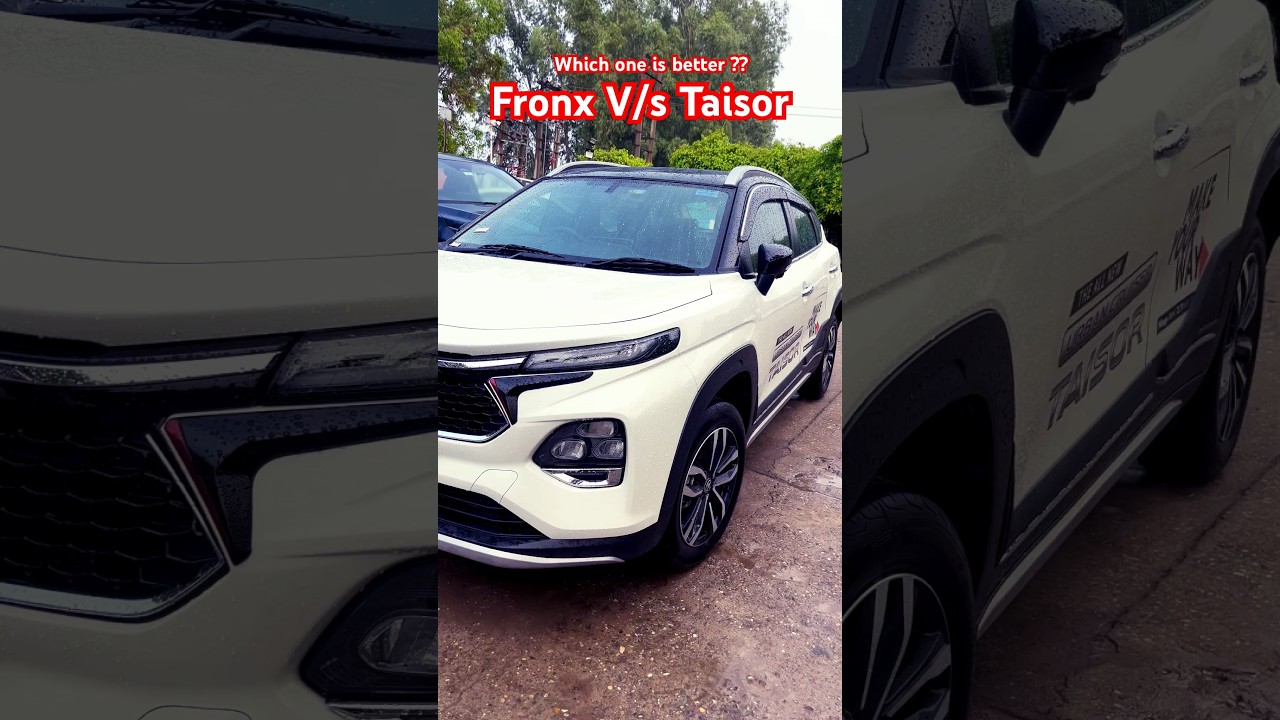 Fronx and Taisor white #taisor #toyotataisor #fronx
