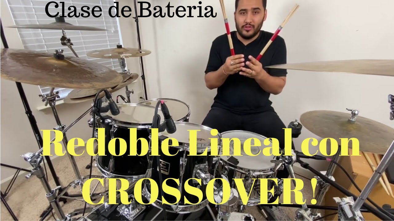 Clase de Batería! Redoble Lineal con Crossover!