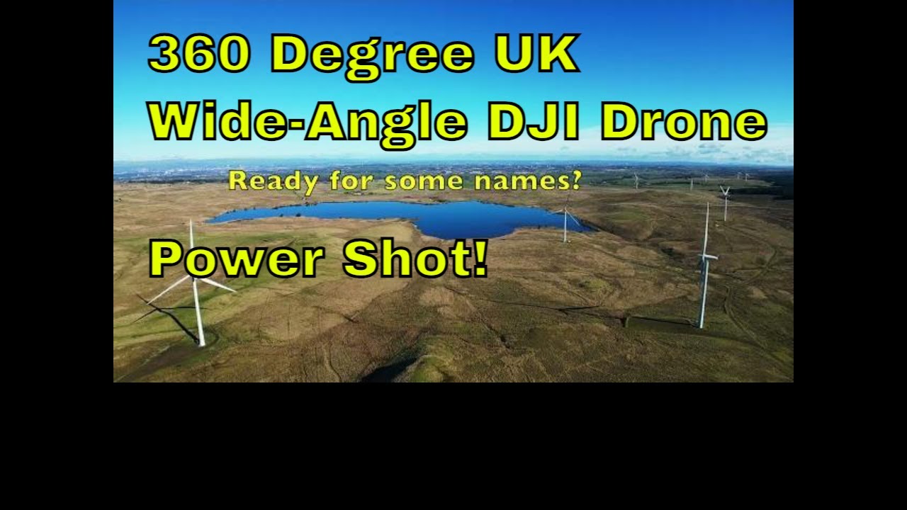 360 Degree Wide-Angle Drone Toposcope Launch Reveals Beauty in the Biggest UK Windfarm!