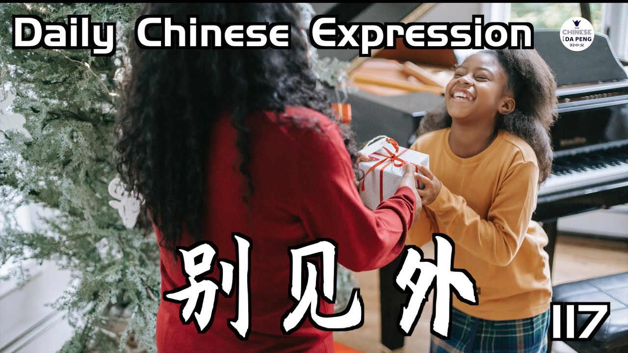 要送我礼物吗？别见外！ -「见外」 Daily Chinese Expression 117 大鹏说中文