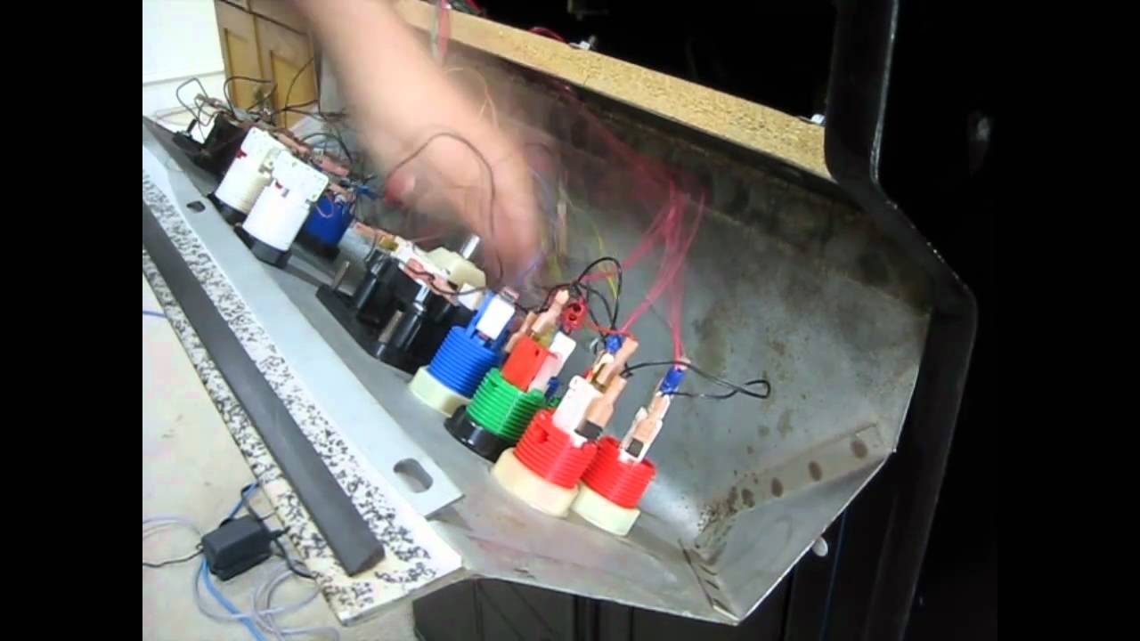 Wiring new joysticks and buttons in my Dynamo HS-5 arcade cab