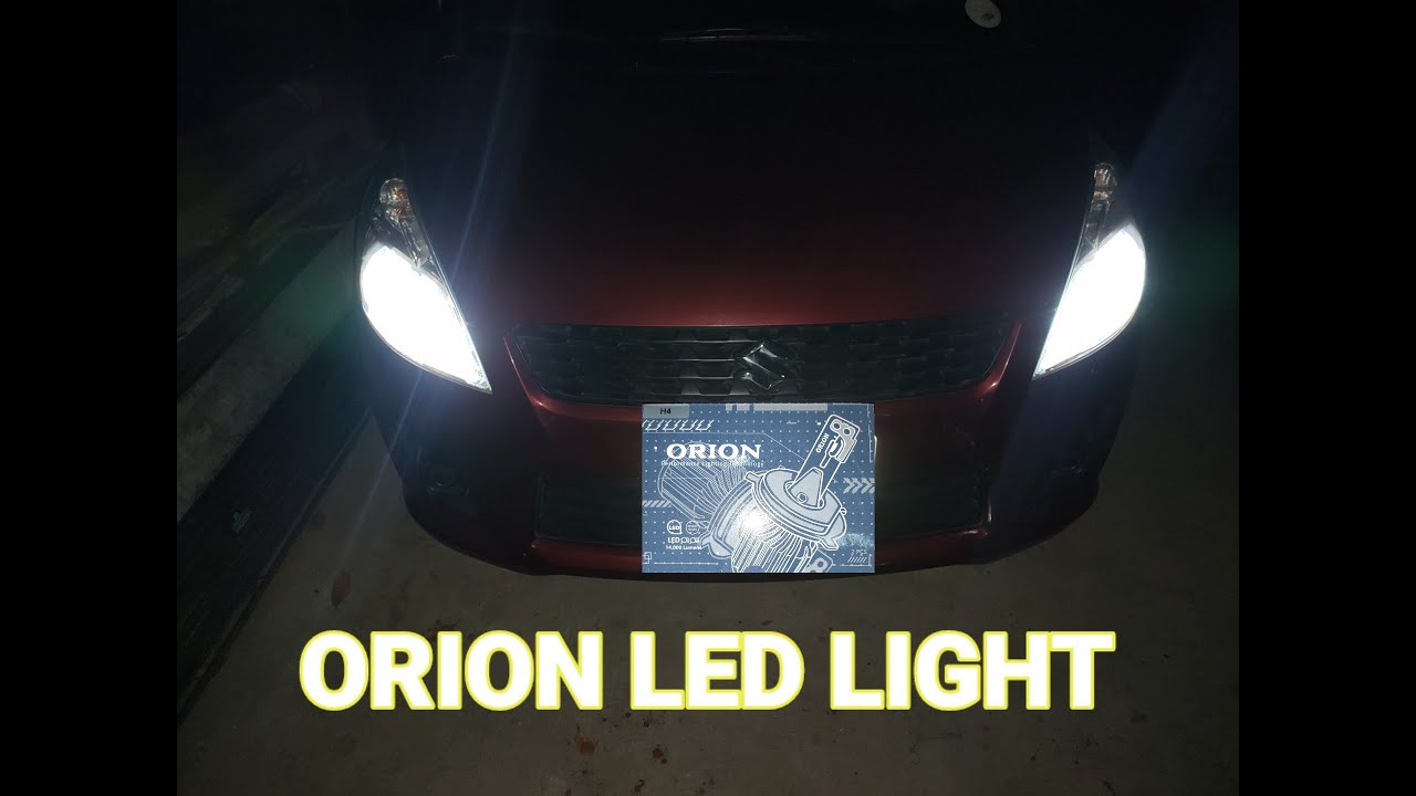 Unboxing, Installation & testing of Orion Sigma H4 Led bulb in Suzuki Ertiga