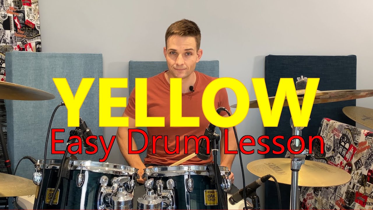 Урок игры на барабанах Yellow Easy Drum от Coldplay (и прохождение)