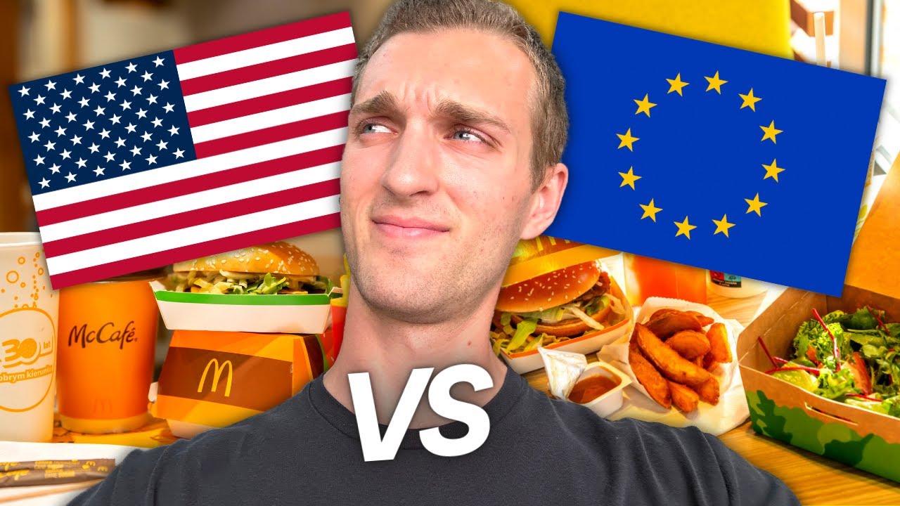 Rating McDonalds in America vs Europe!