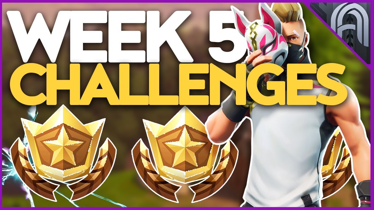 Fortnite Season 5 Week 5 Challenges Guide! Battle Pass Challenges!