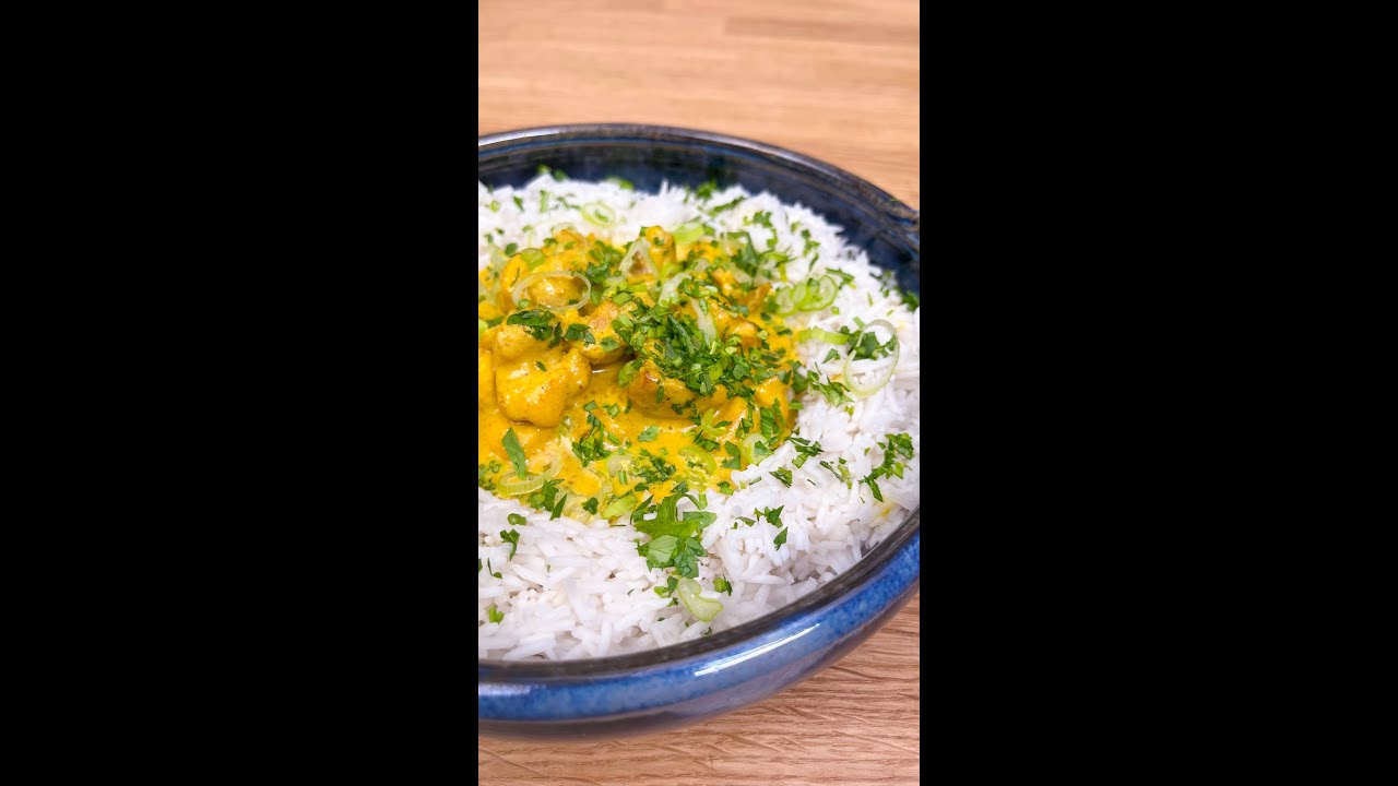 Pollo al curry con riso basmati STUPENDO 😍